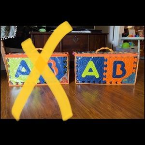 B. Toys Alphabet Foam Floor Tiles